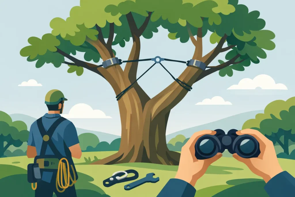 Haubanage arbre quand nécessaire