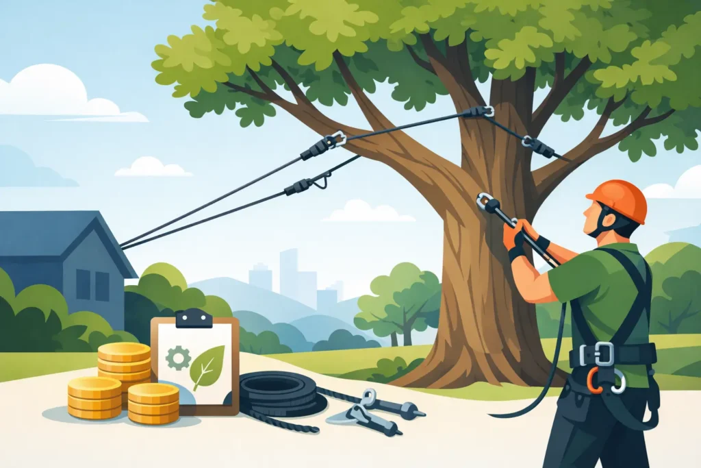 Combien coûte le haubanage d’un arbre ?