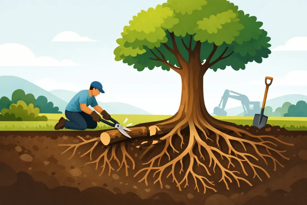 Peut-on couper les racines d’un arbre sans risque ?