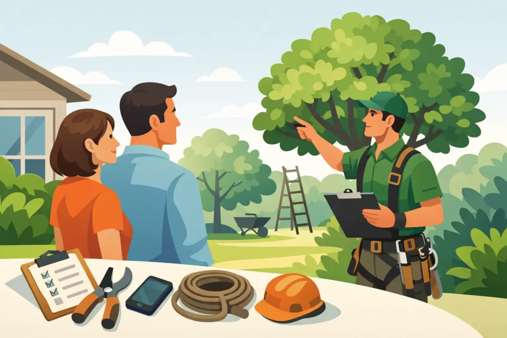 Comment préparer une visite d’arboriste chez vous